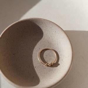 NEW TOKEN JEWELRY meridian fidget ring in gold